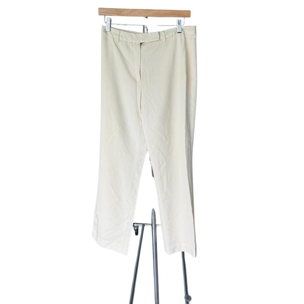 Brooks Brothers Beige Wide Leg Wool Dress Pants Size 6P